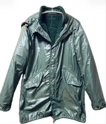 플리스 라이닝 밀리터리 자켓풍 아우터 그린 라벨 릴랙싱