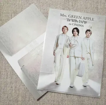 Mrs.GREEN APPLE 화이트 라운지 팜플렛, 클리어 파일