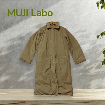 새상품급 무인양품 무지 라보 다운 자켓 다운 코트 카멜 M