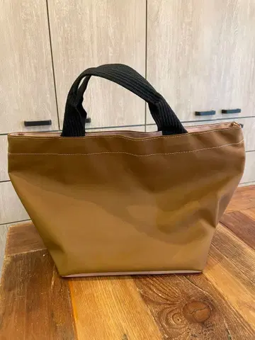 새상품급 에르베샤 펠리에 1027N 보트형 토트백 코냑 x 페탈 브라운