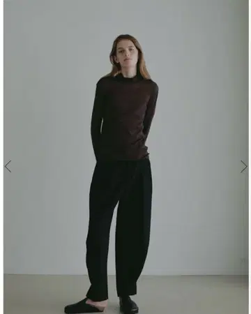 ETRETOKYO 에트레토쿄 버서타일 하이넥 시어 롱Tee