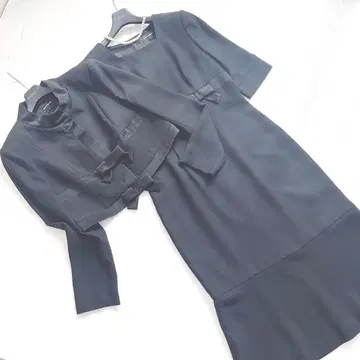 피에르 가르뎅 x 도쿄 소와르 블랙 포멀 9호 자켓 원피스