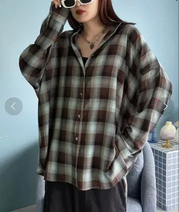 JEANASIS 지나시스 모듬 체크 셔츠 한정 컬러 새상품급