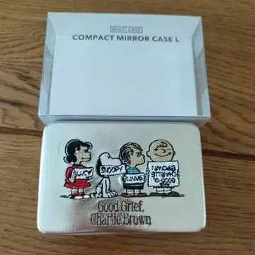 스누피 컴팩트 거울 케이스 L