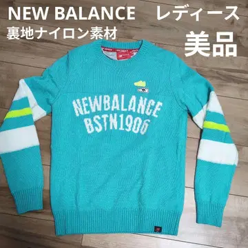 NEW BALANCE 니트 스웨터 터콰이즈 골프 여성용
