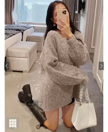 오버 사이즈 니트 스웨터