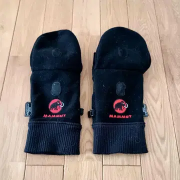 MAMMUT 블랙 미튼 장갑