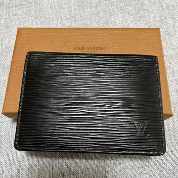 LOUIS VUITON 교통카드 지갑 에피 블랙