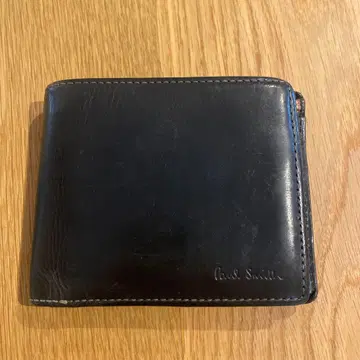 Paul Smith 블랙 가죽 접이식 지갑