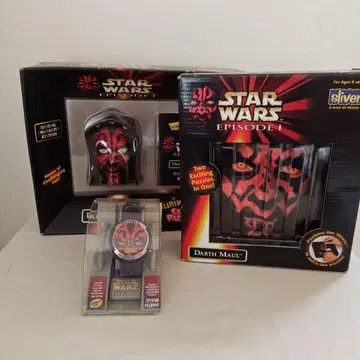 Star Wars 다스 몰 토킹 워치와 퍼즐 2점