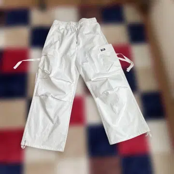 msg 화이트 카고 팬츠