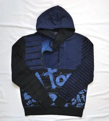 [ 새상품급 ] Desigual 후드 부착 맨투맨 XL 네이비