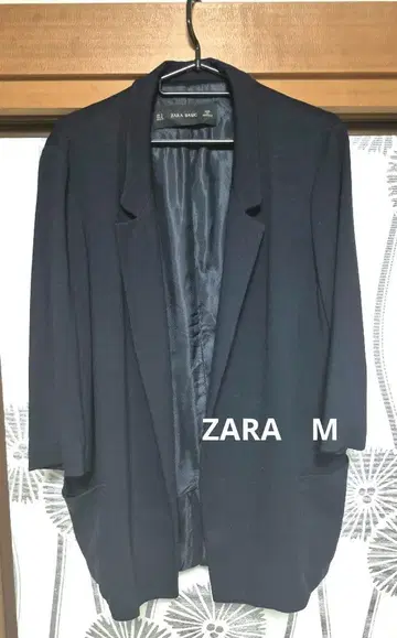 새상품급 레이온 ZARA 네이비 테일러드 자켓 M 사이즈