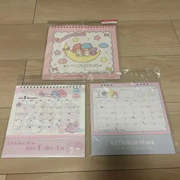 산리오 키키라라 리틀트윈스타 탁상 달력 벽걸이