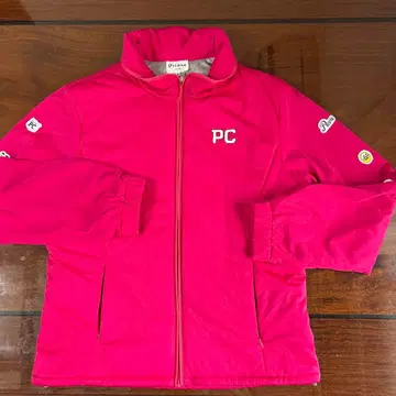 Picone 핑크 풀 지퍼 자켓 사이즈 III