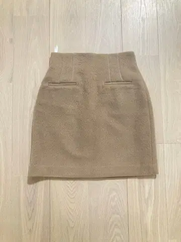 베이지 미니 스커트 M