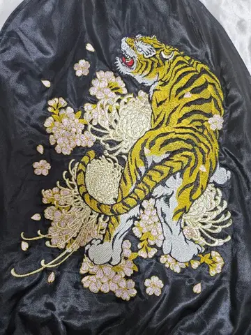 [ 새상품급 ] 오보로 호랑이 피안화 스카잔 XXL 일본풍 패턴