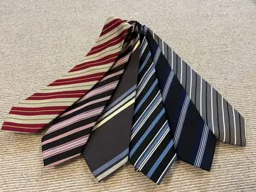 레지멘탈 패턴 넥타이 6개 세트