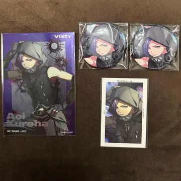 파라라이 아오이 6주년 캔뱃지 g프리 메탈릭 카드