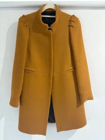 ZARA WOMAN 머스타드 코트 M