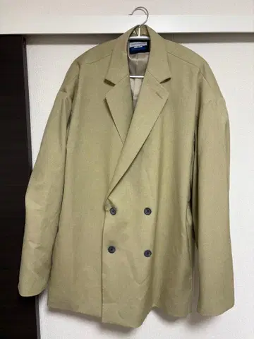 MAISON SPECIAL 베이지 더블 브레스트 자켓 셋업