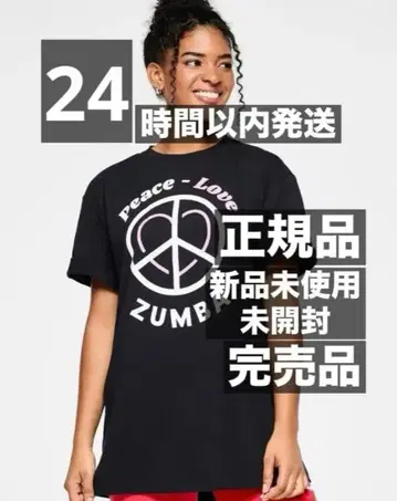 정품 미사용 새상품 미개봉 ZUMBA 티셔츠 블랙 완판템