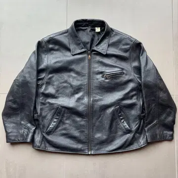 90s XL 가죽 자켓 새상품급 디트로이트 자켓