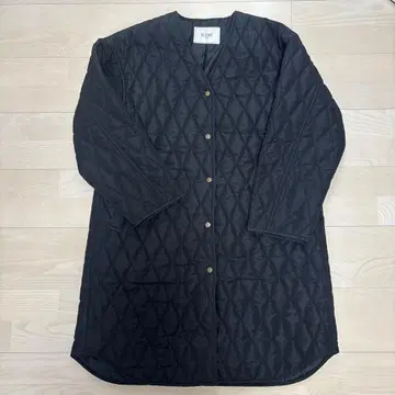 SLOBE iENA 블랙 퀼팅 자켓