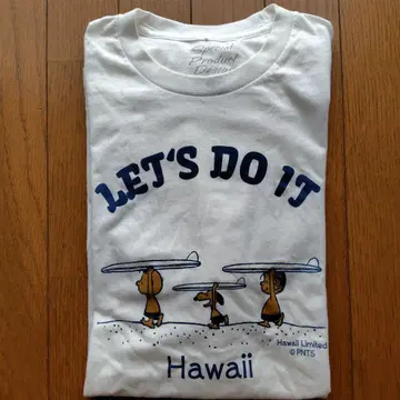 Hawaii 일광화상 스누피 T셔츠 L 사이즈