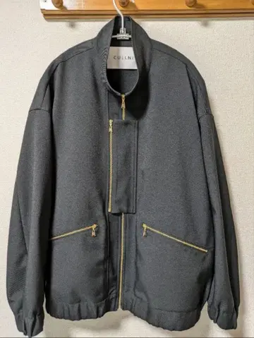 CULLNI Chambray Twill High Neck Blouson