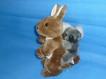 C 호주 Grab A Jumbuck 캥거루 모자&코알라 봉제 인형