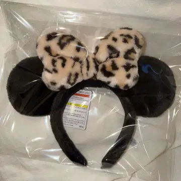 디즈니 미니 레오파드 무늬 머리띠