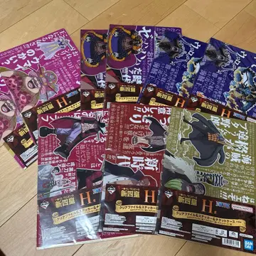 제일복권 원피스 신 사황 H상 클리어 파일 & 스티커 & 티켓 케이스