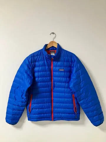 Patagonia 다운 스웨터 S 파랑 단종 컬러