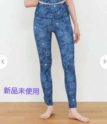 스칼라 블루밍 플라워 레깅스