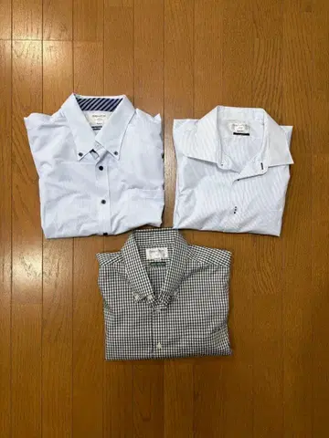 ORIHICA 남성용 긴팔 Y셔츠 3장 세트