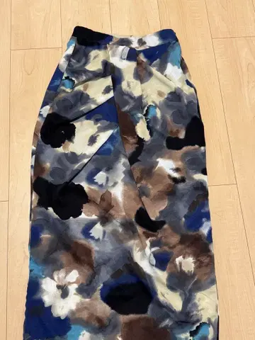 lumier 수채화 패턴 스커트