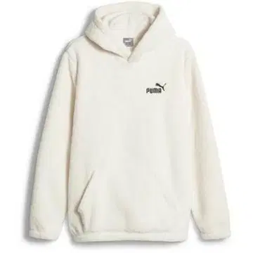 새상품 PUMA 푸마 플리스 후드티 화이트 L