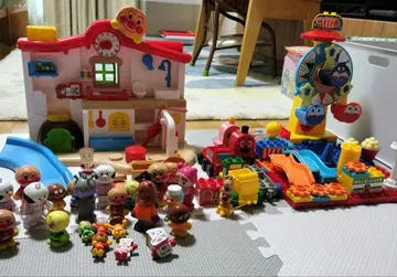 [ 묶음 판매 ] 호빵맨 처음 하우스 + 블록 라보