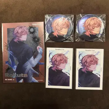 파라라이 로쿠타 6주년 캔뱃지 g프리 메탈릭 카드