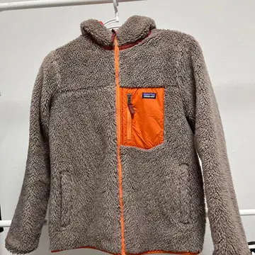 Patagonia 플리스 자켓 그레이 오렌지
