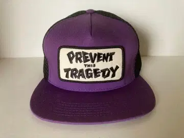 THRASHER 보라색 트래커 캡 트레셔