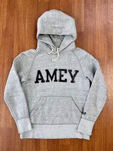 Americana 그레이 후드 부착 후드티