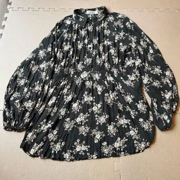 COCO DEAL 빈티지 플라워 프린트 블라우스