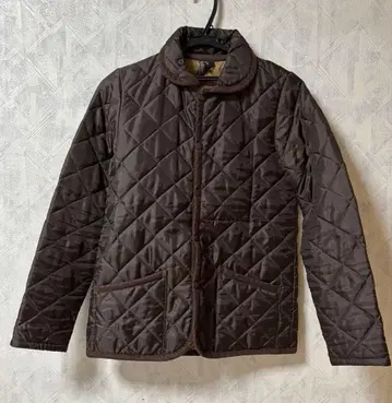 LAVENHAM 퀼팅 자켓 다크 브라운 사이즈 36 영국제