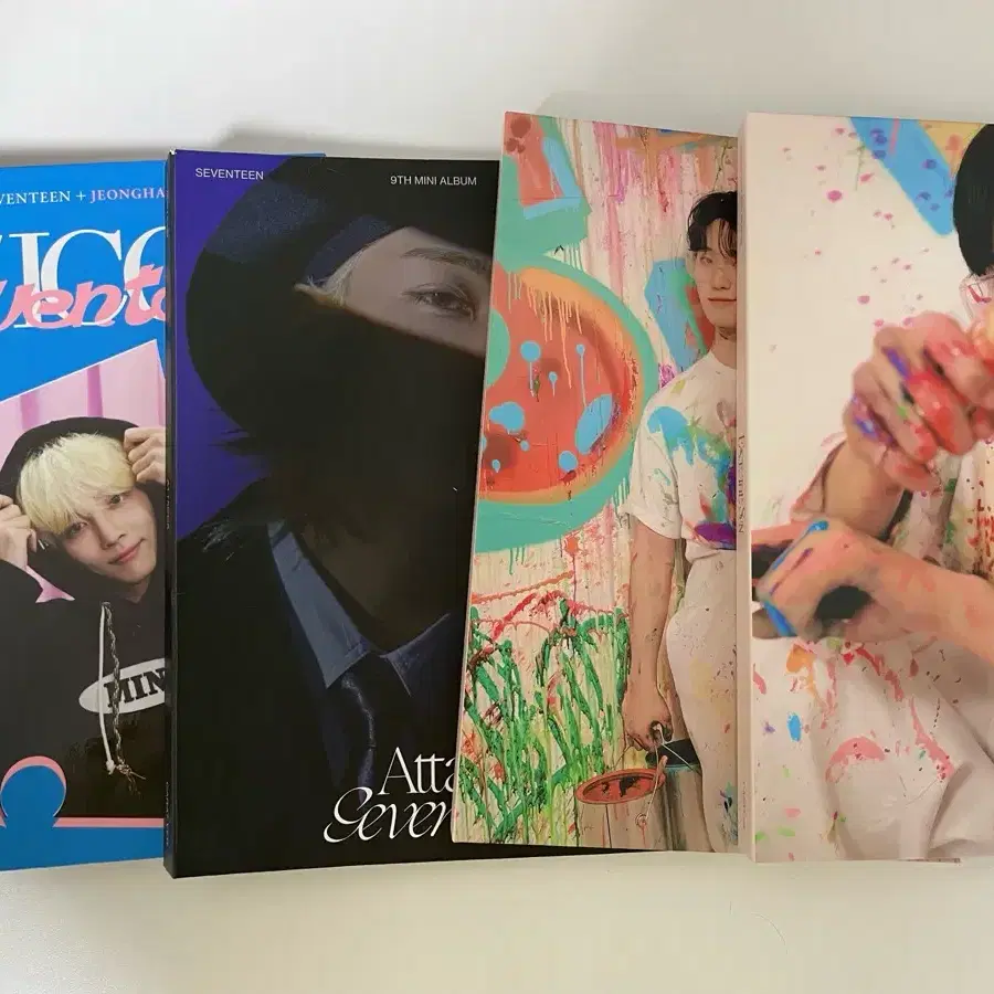 Unstanning) Seventeen FML unsealed album & Carat vahn binder