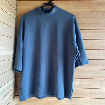 S119.1 URBAN RESEARCH 그레이 하이넥 T셔츠