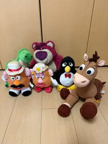 디즈니 리조트 토이스토리 봉제 인형 세트