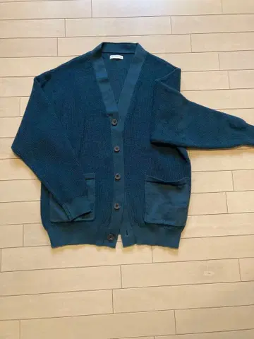 다크 블루 V넥 가디건