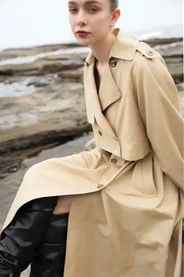 Acka. 3way classic trench coat
